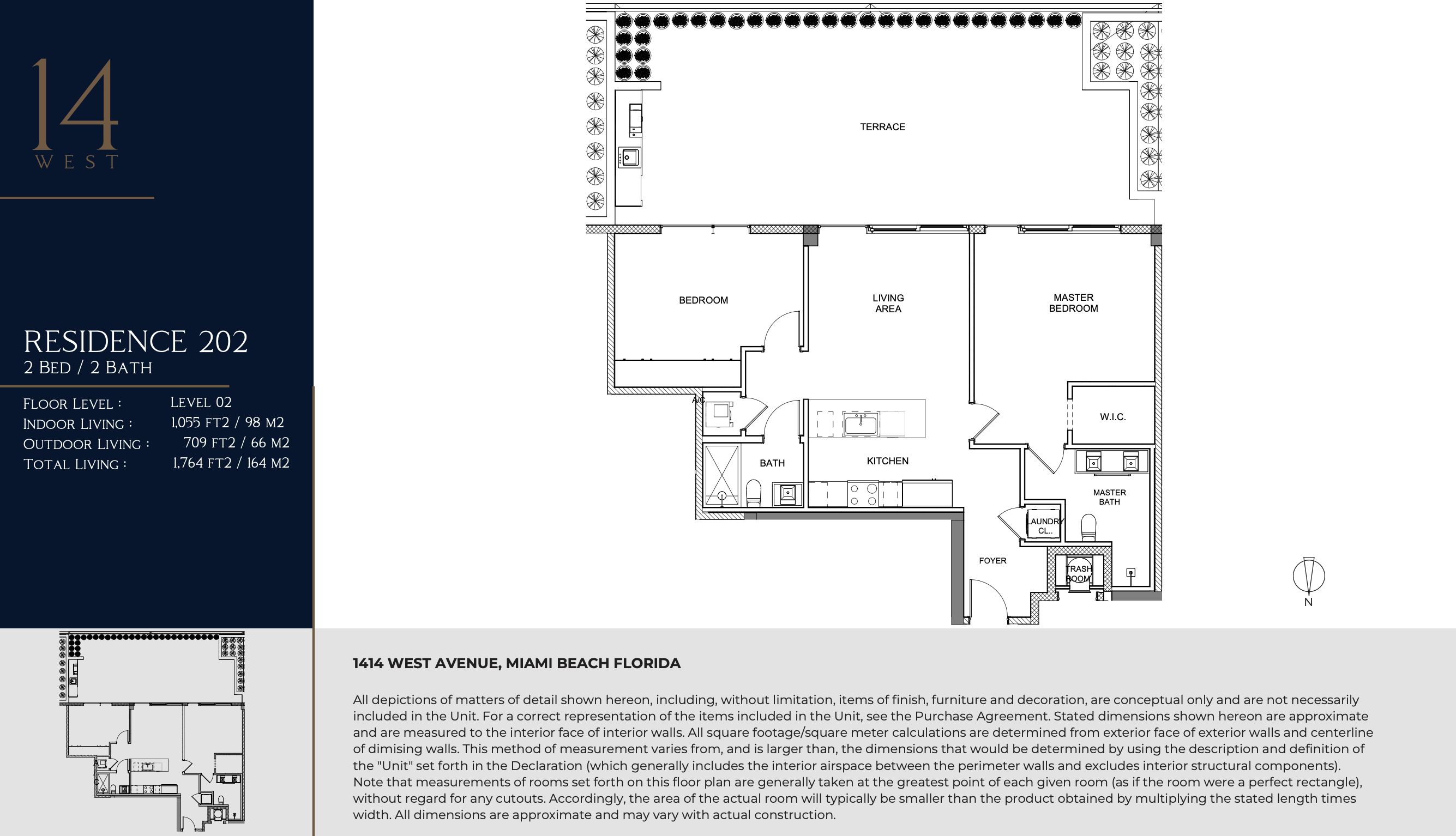1414 West Ave Miami Beach Floor Plans