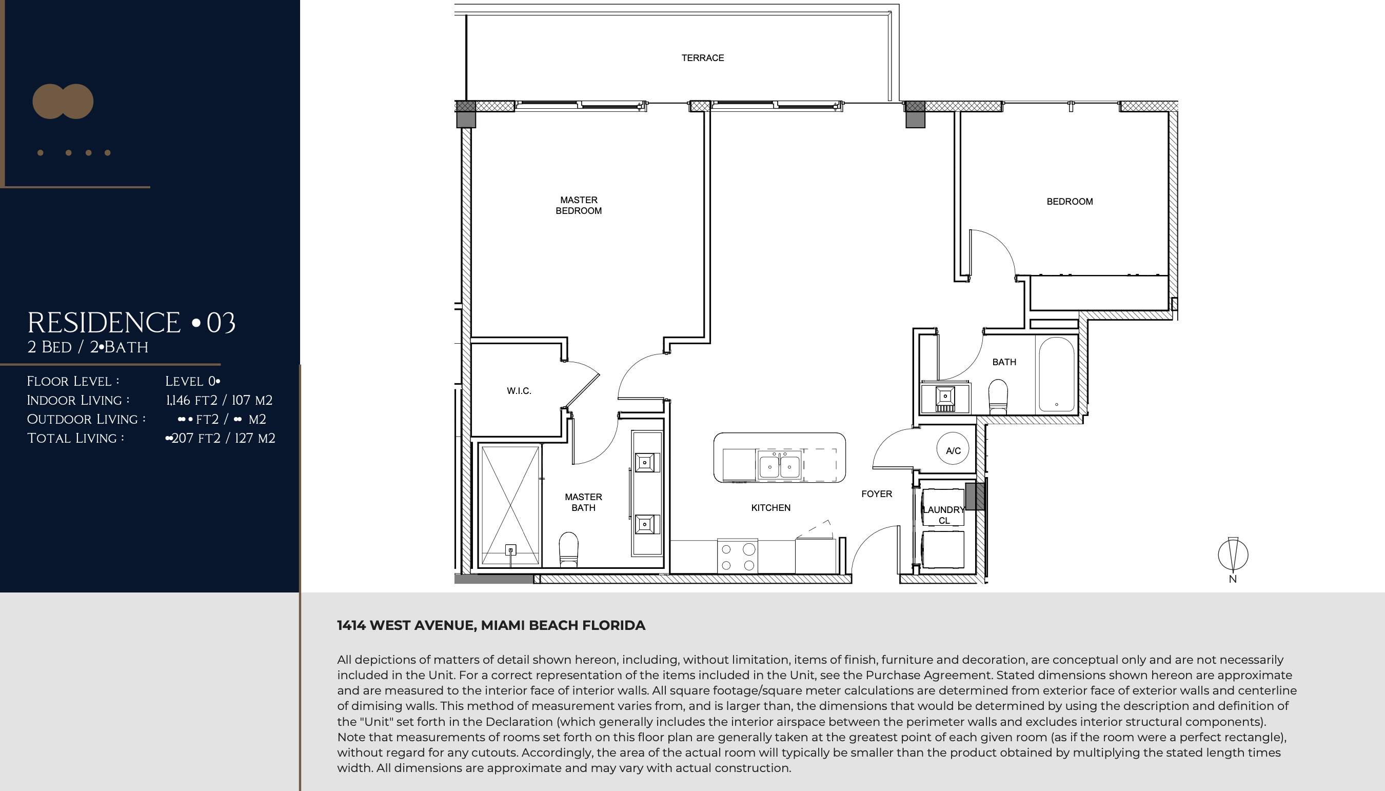1414 West Ave Miami Beach Floor Plans