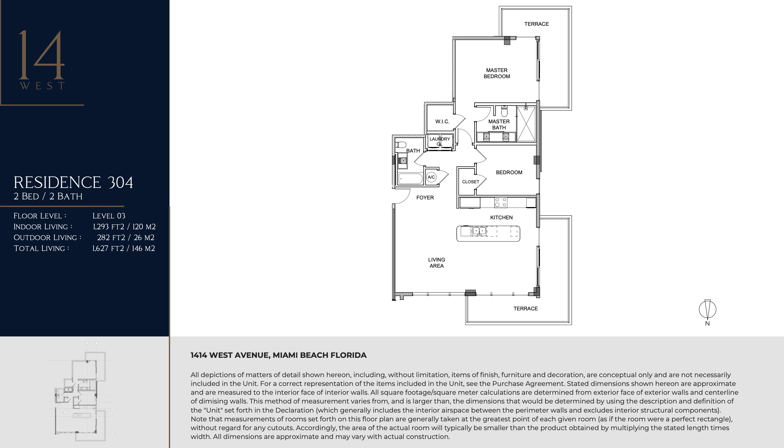 1414 West Ave Miami Beach Floor Plans