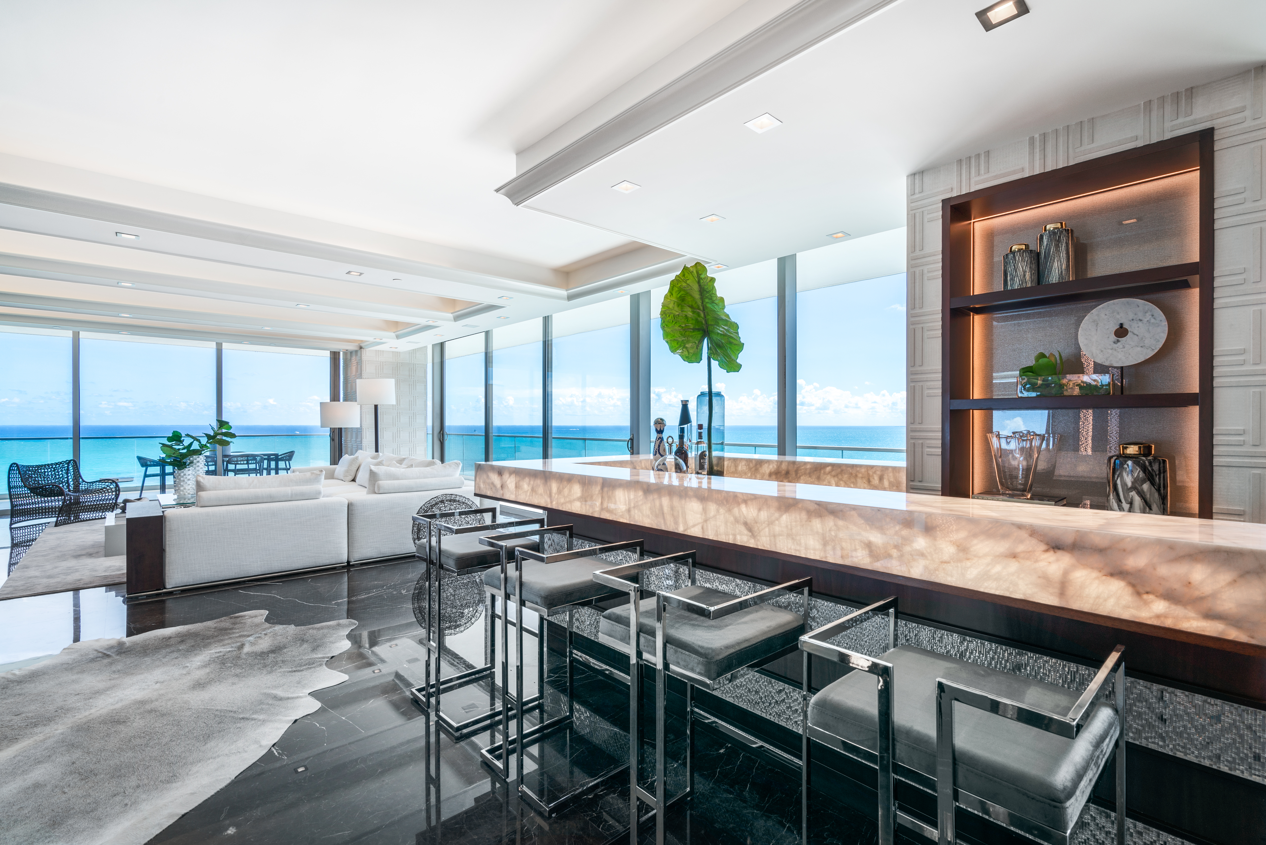 Stunning, Designer-Finished Corner Residence at Oceana Bal Harbour