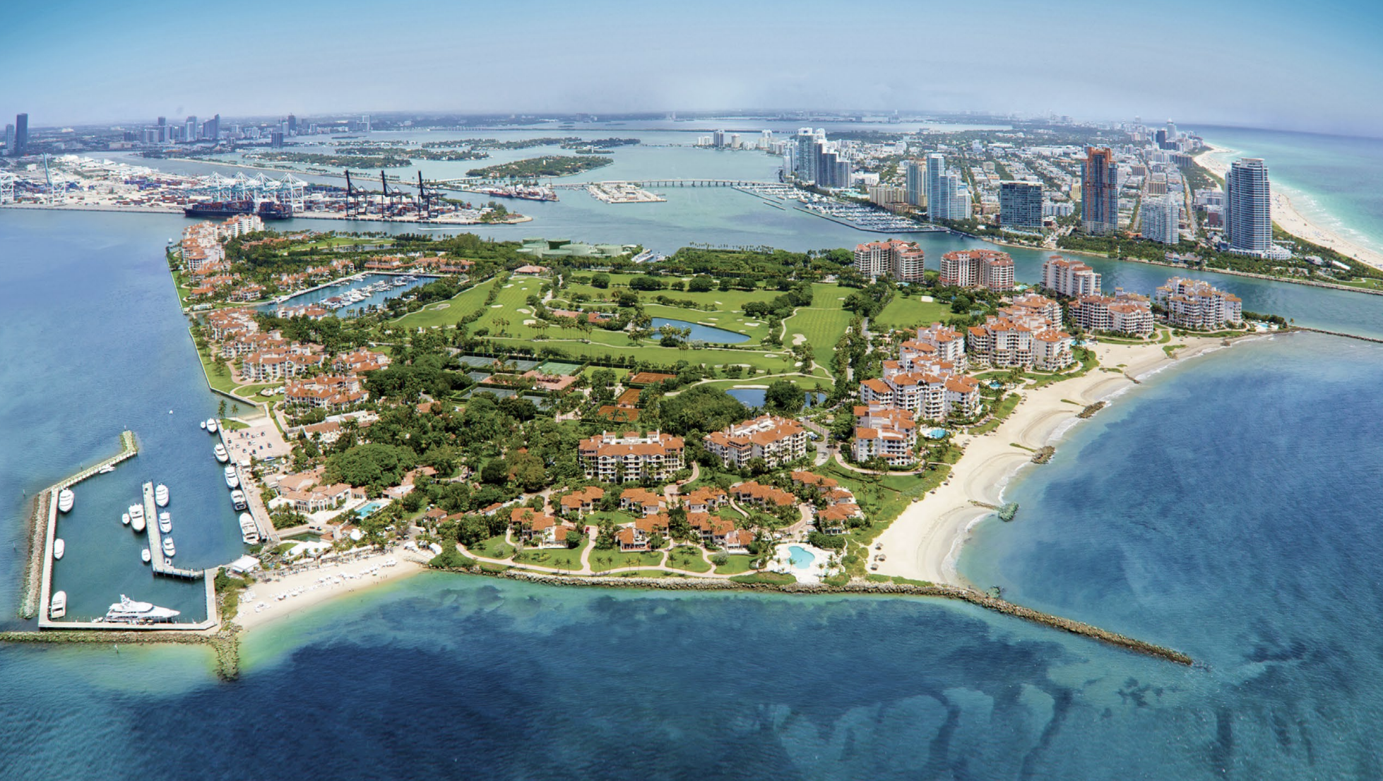 Palazzo della Luna located on Fisher island