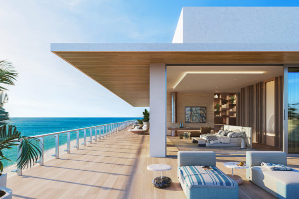 Rendering of the Penthouse at 57 ocean in Miami Beach