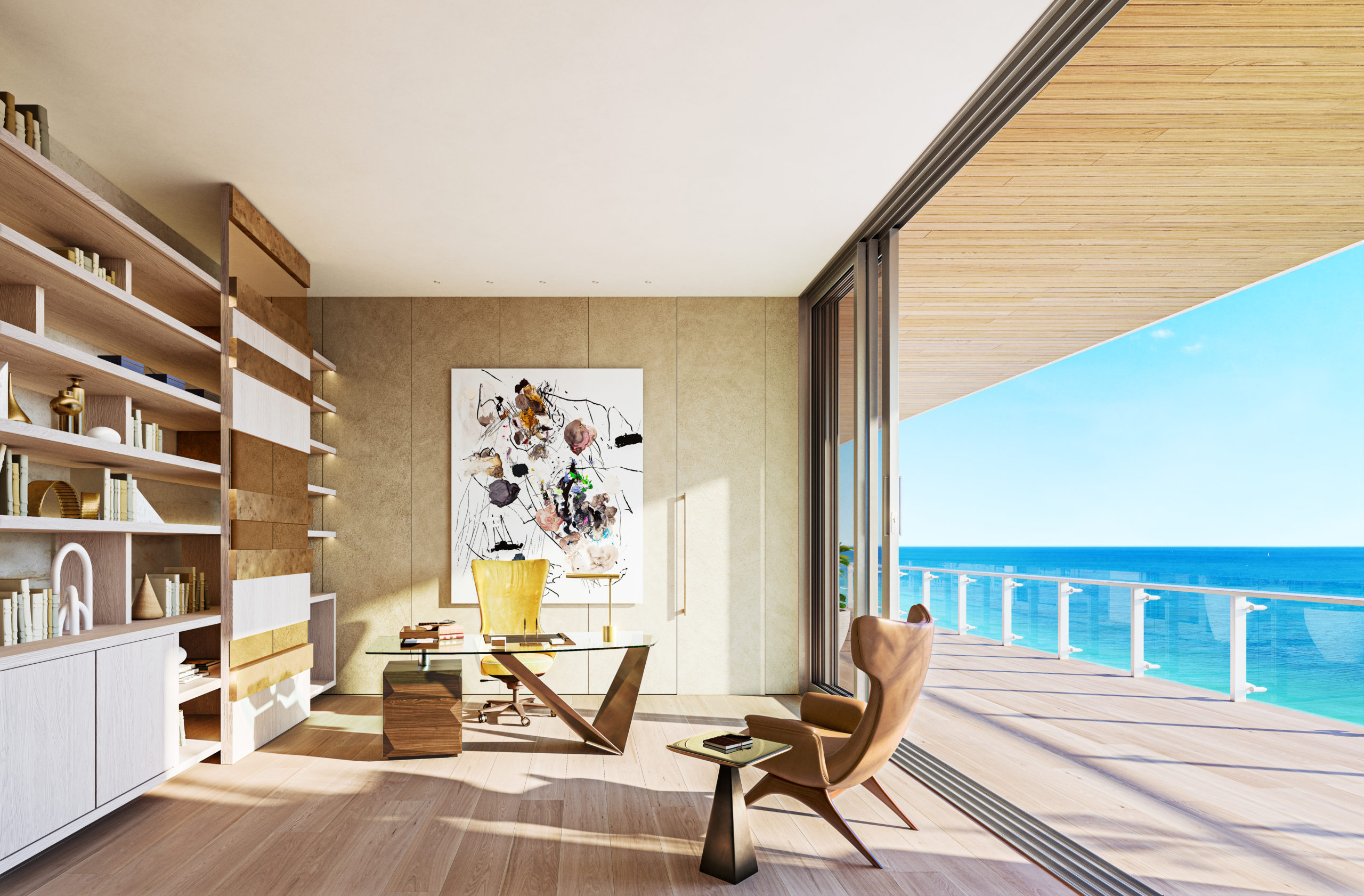 Rendering of the Penthouse at 57 ocean Miami Beach