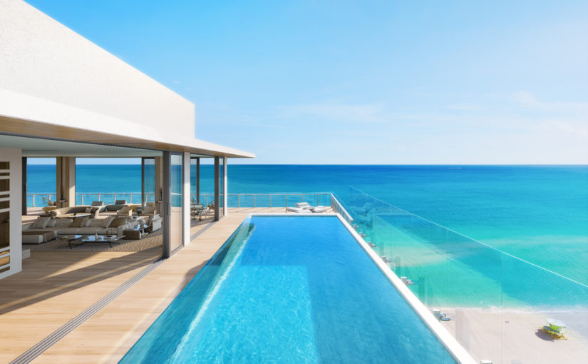 Rendering of the Penthouse at 57 ocean Miami Beach