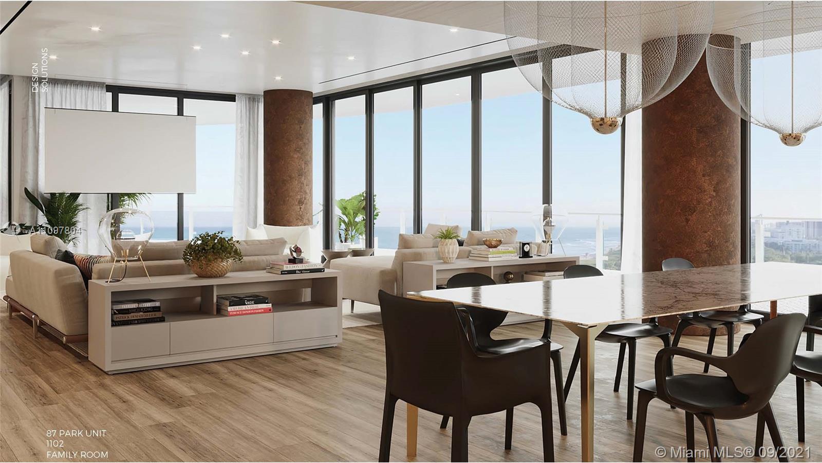 Eighty Seven Park Miami Beach Fully Customized Half Floor Residence