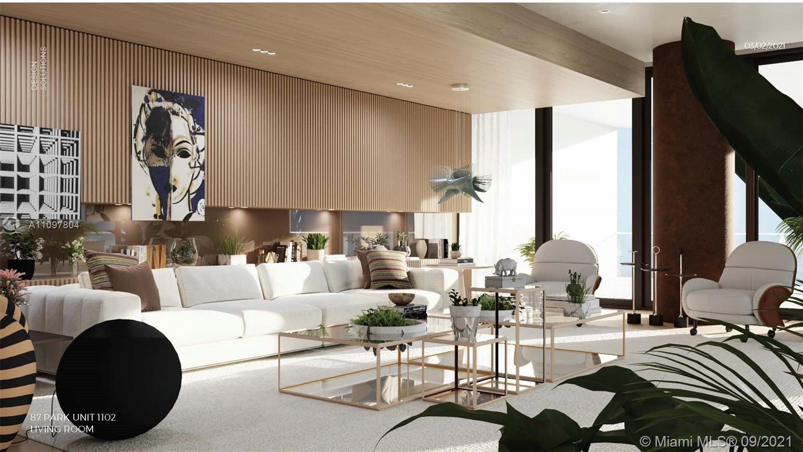 Eighty Seven Park Miami Beach Fully Customized Half Floor Residence