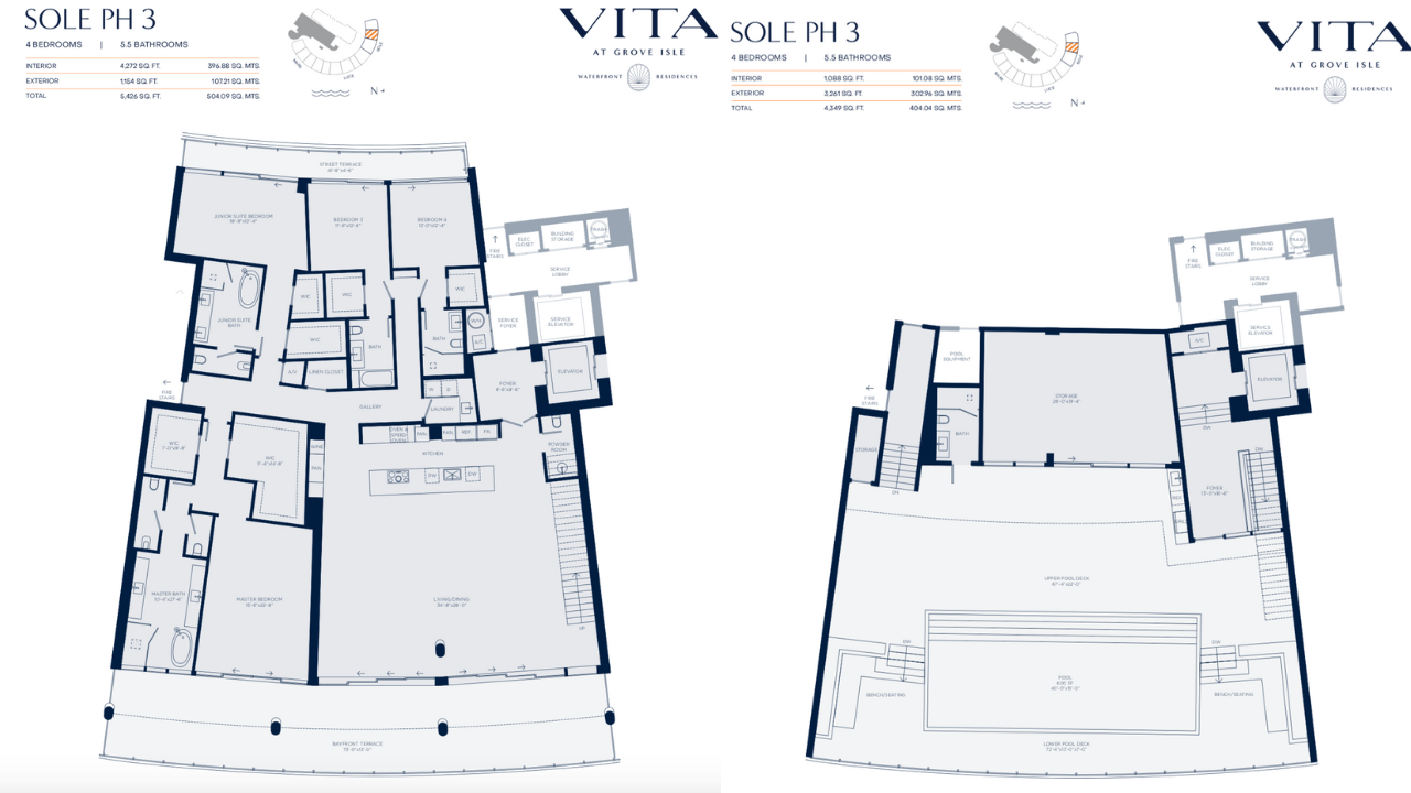 Looking for a Miami Penthouse? Check out these New Construction Penthouses! The Penthouses at Vita Grove Isle in Coconut Grove