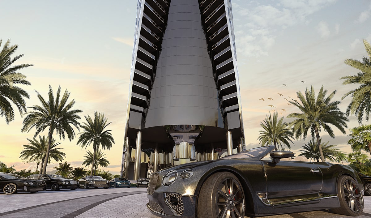 Os melhores apartamentos em construção em Miami 2022-2023 Bentley Sunny Isles Beach