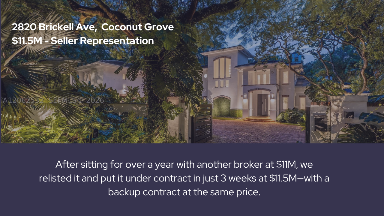 The Best Realtor in Miami Fl – A Masterclass on how to Market your Miami Home or Condo for sale in a competitive market.