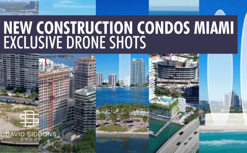 Exclusive Drone Tours of Miami New Construction Condos | Preview the neighborhood, neighboring condos and the views.