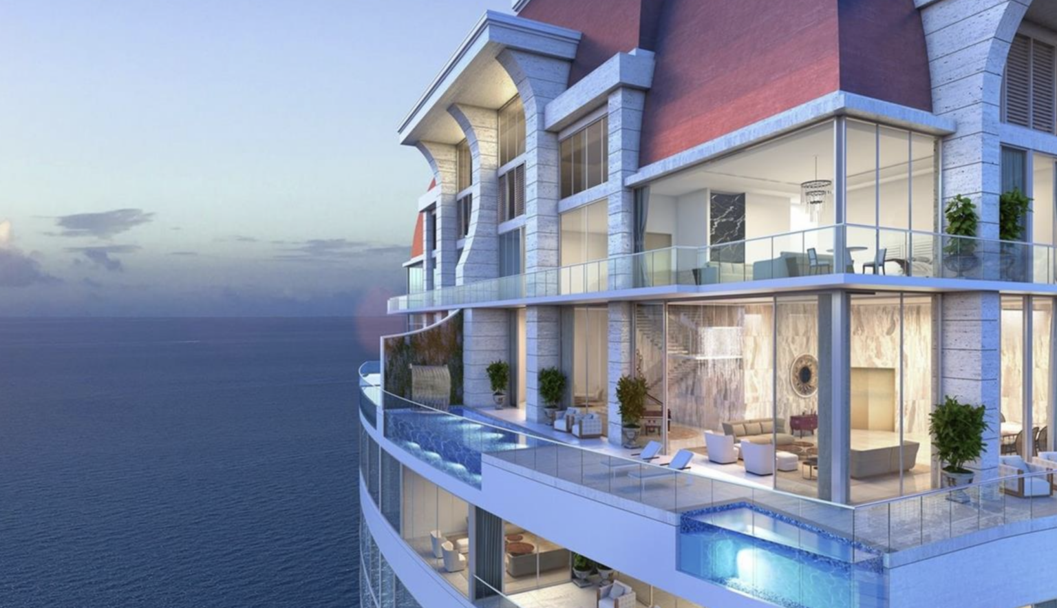 Illustration of Penthouse Condo Oceanfront Miami