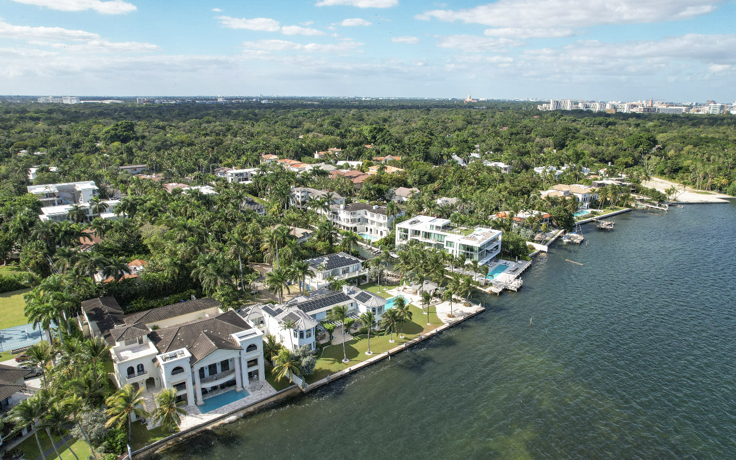 Coconut Grove Miami luxury homes — tree-lined streets and waterfront estates in Miami's most organic neighborhood