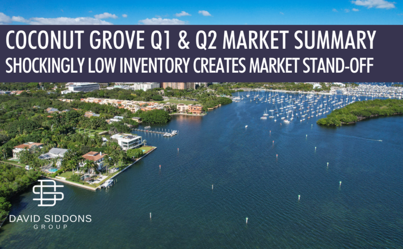 Coconut Grove Q1 & Q2 Market Summary | Shockingly Low inventory creates market stand-off