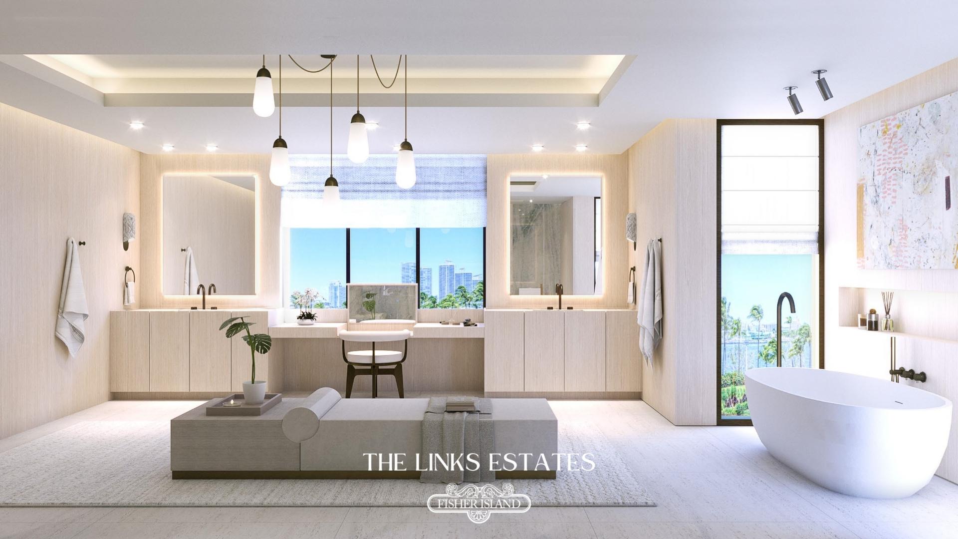 Links Fisher Island. 12 Custom luxury Estate homes on Fisher Island