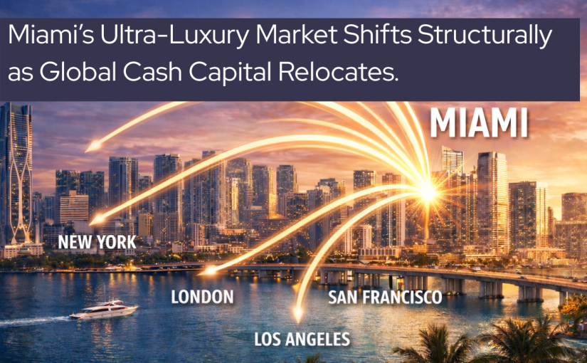 Miami Ultra-Luxury Real Estate in 2026. Insight into Miami's $10M+ market and the neighborhoods where sophisticated capital is positioning.
