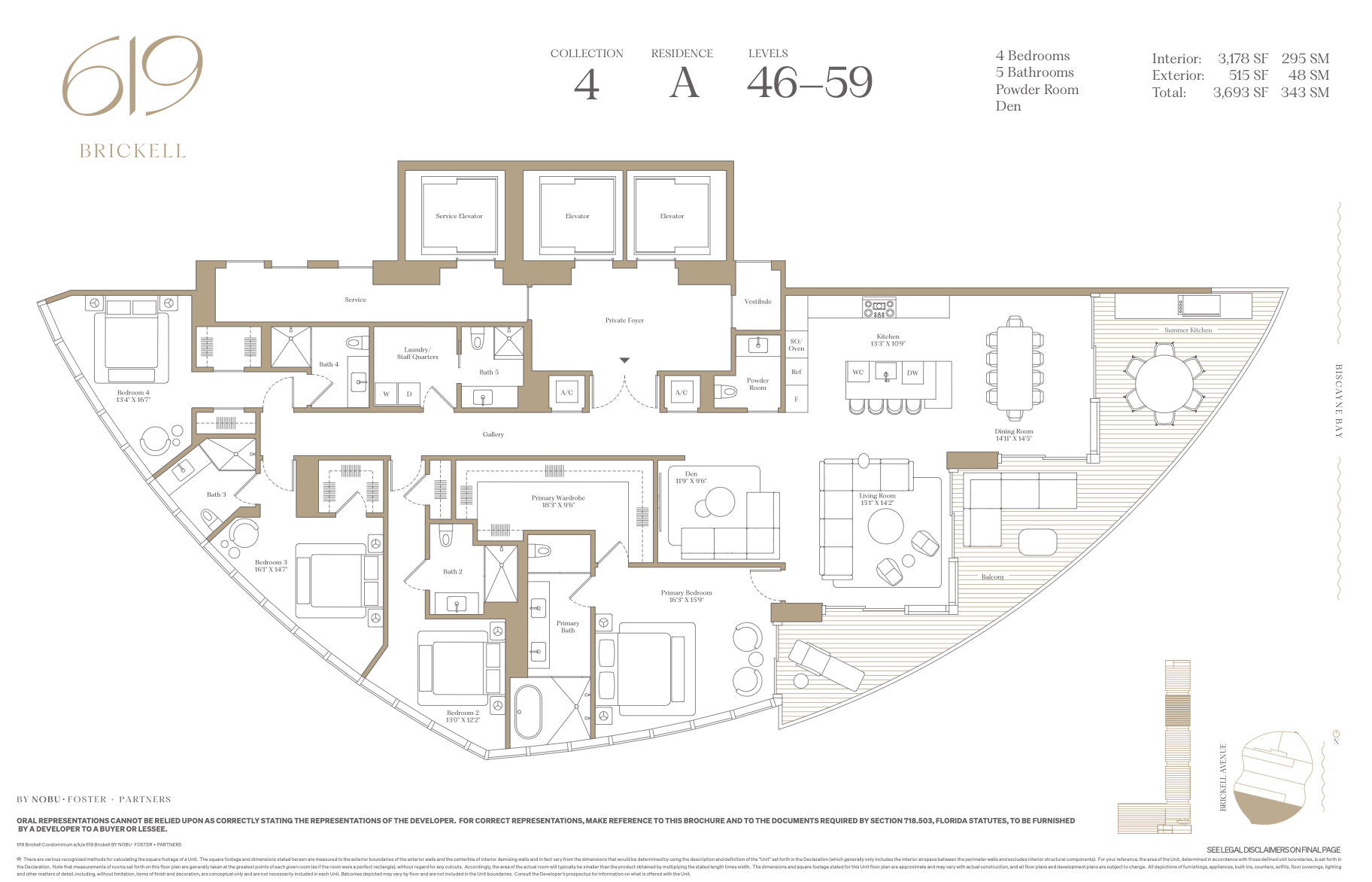 619 Brickell by NOBU. Which are are the best floor plans?