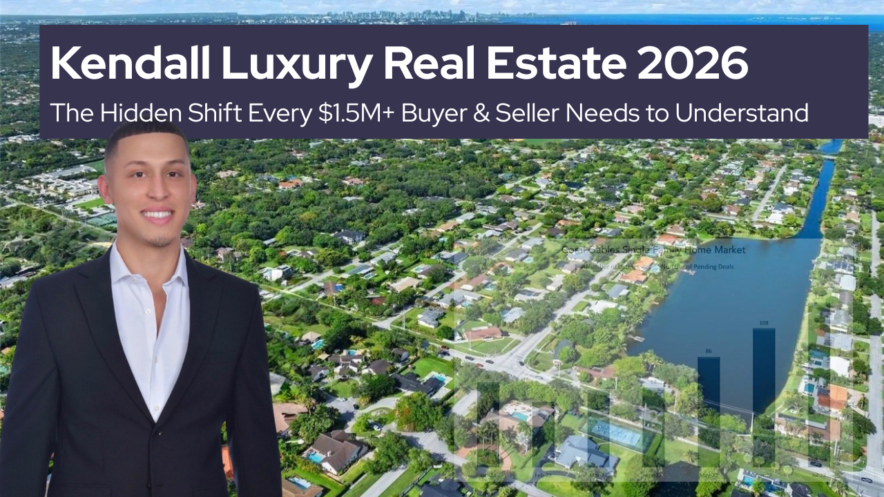 Kendall Luxury Real Estate 2026: Why Prices Aren’t Falling — But Sellers Are Losing Leverage