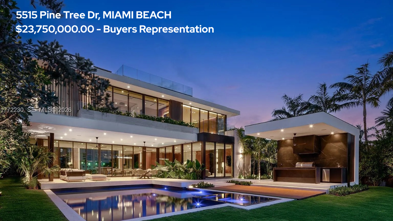 Miami luxury real estate team. Our Largest Sakes in 2025