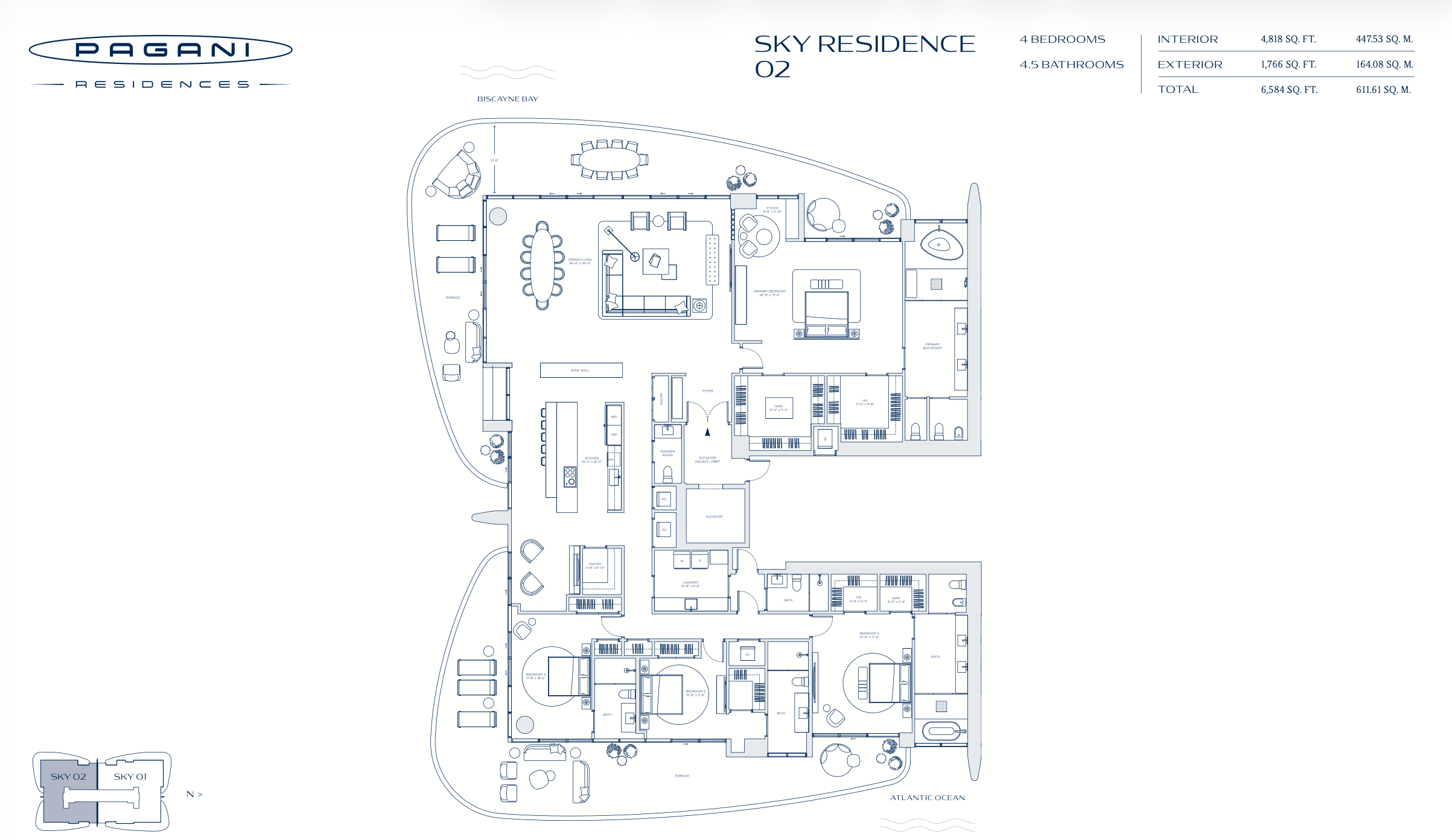 Pagani Residences lower penthouse floor plan Pagani Residences lower penthouse floor plan