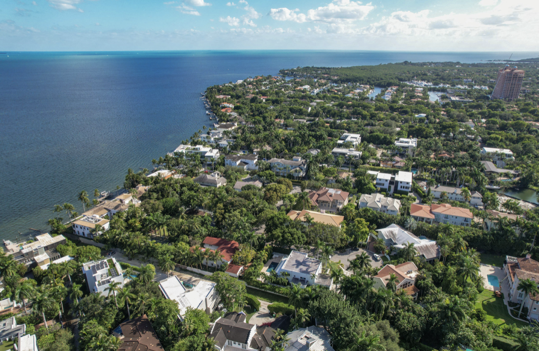 The real Miami buyer path: Brickell to Coconut Grove to Palmetto Bay, with prices, inventory, and where buyers land next.