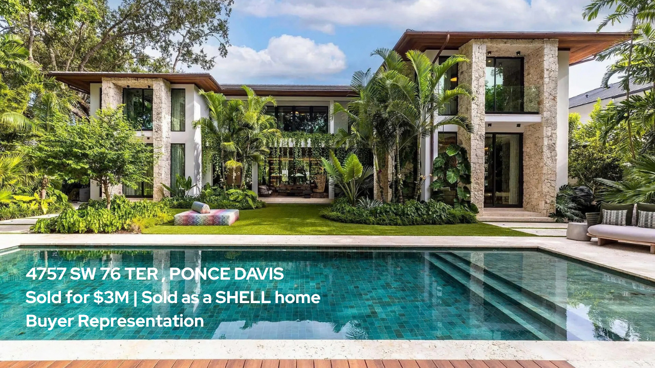 Recent Sales in Ponce Davis by David Siddons, Ponce Davis Real Estate agent