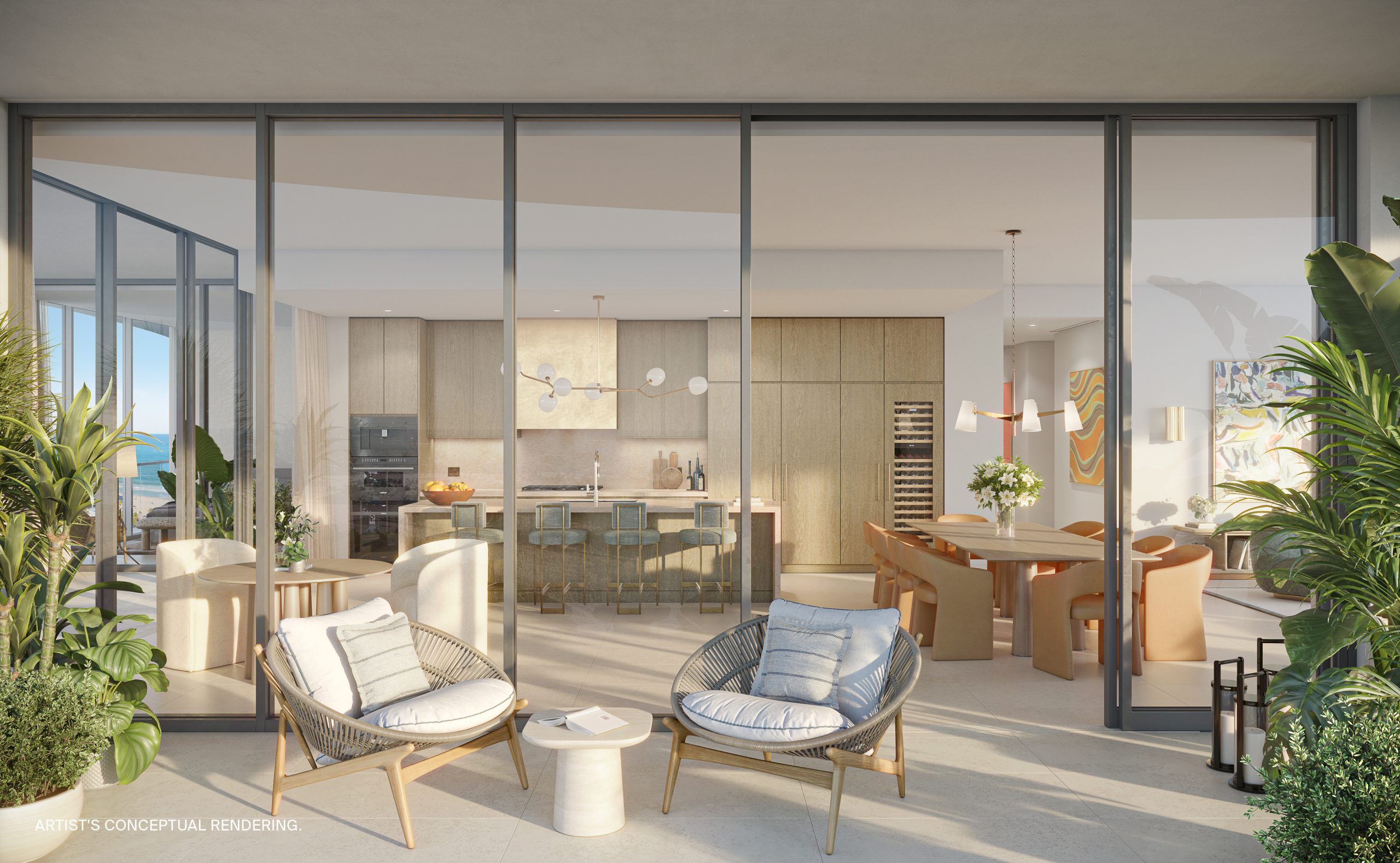 BM - Private - Interior - Unit 01 - Balcony Kitchen - Disclaimer