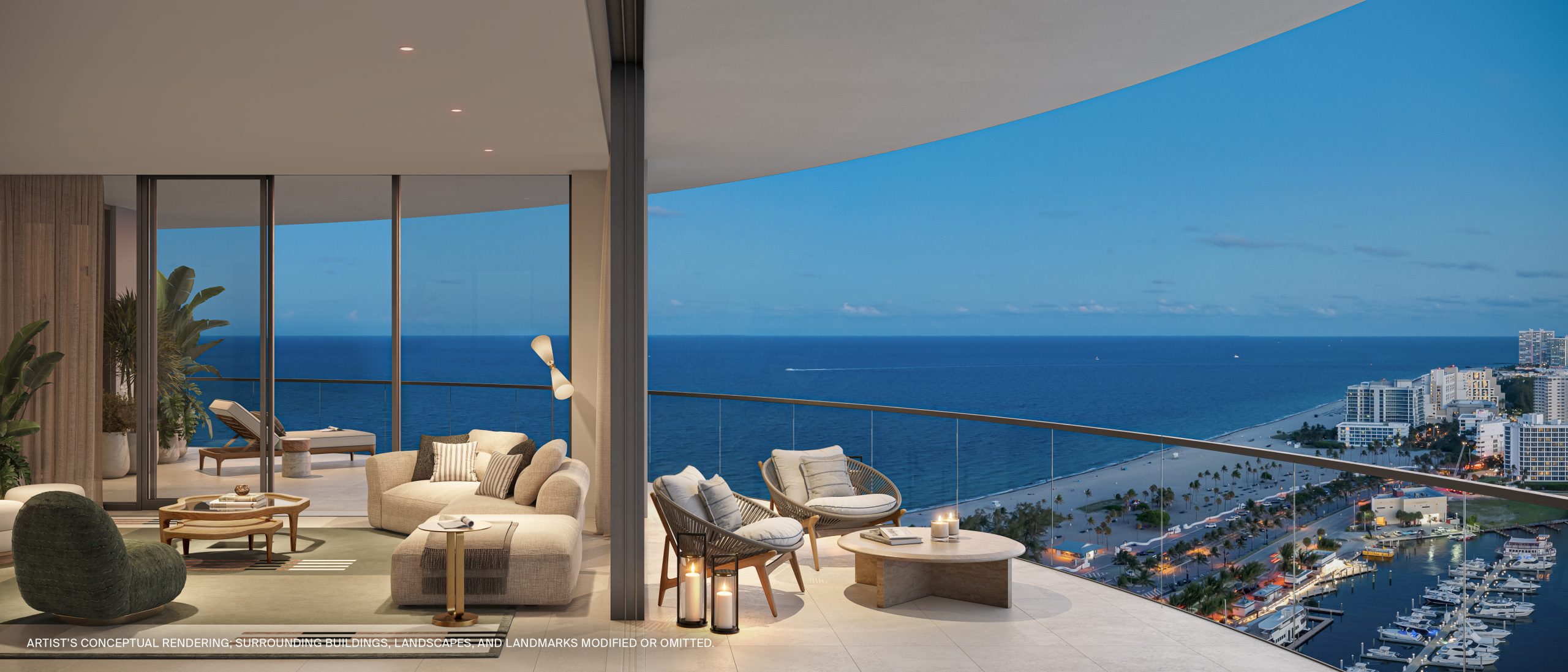 BM - Private - Interior - Unit 01 - Balcony View 02 - Disclaimer