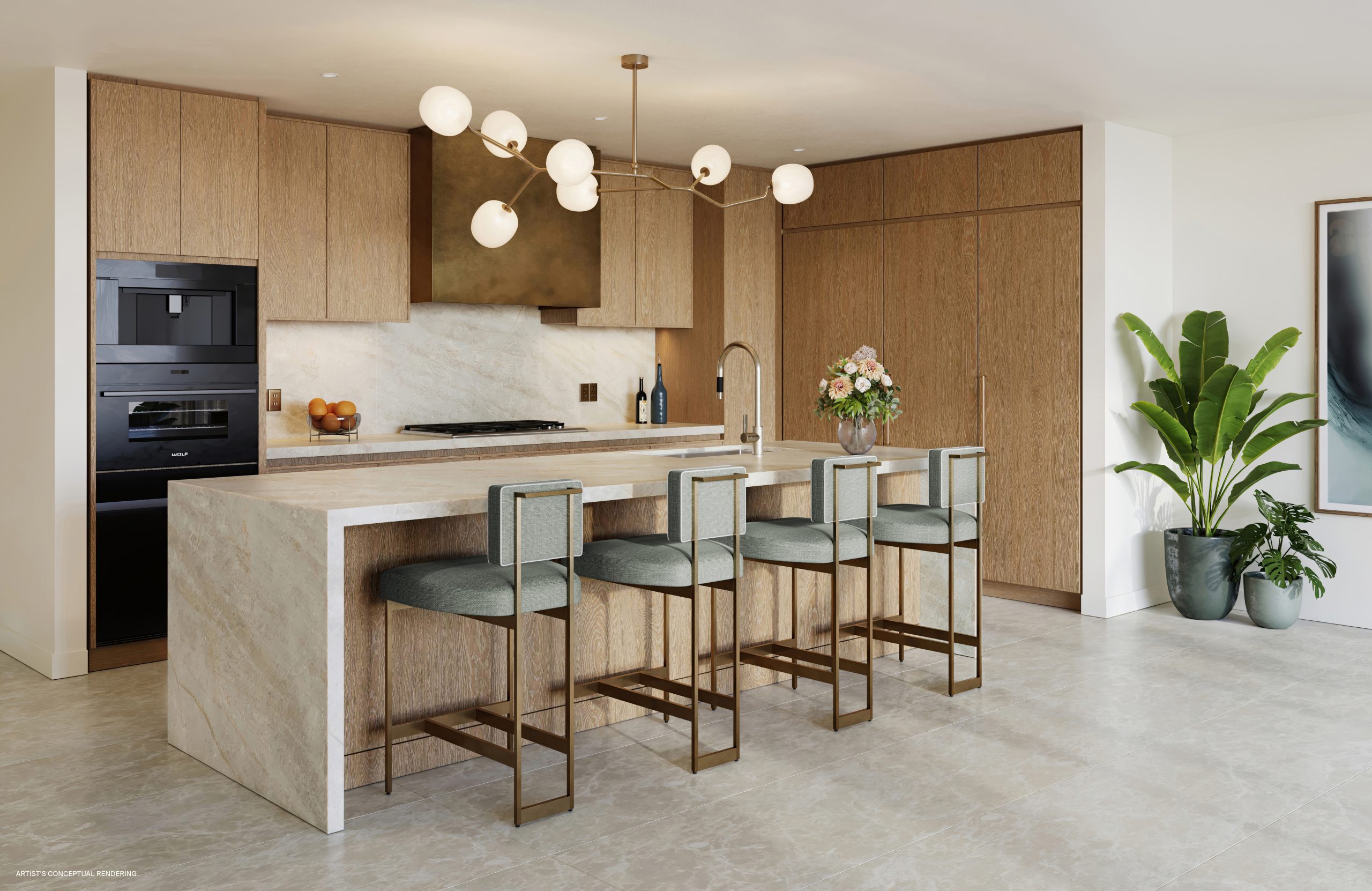 BM - Private - Interior - Unit 02 Kitchen - Scheme 2 - Disclaimer