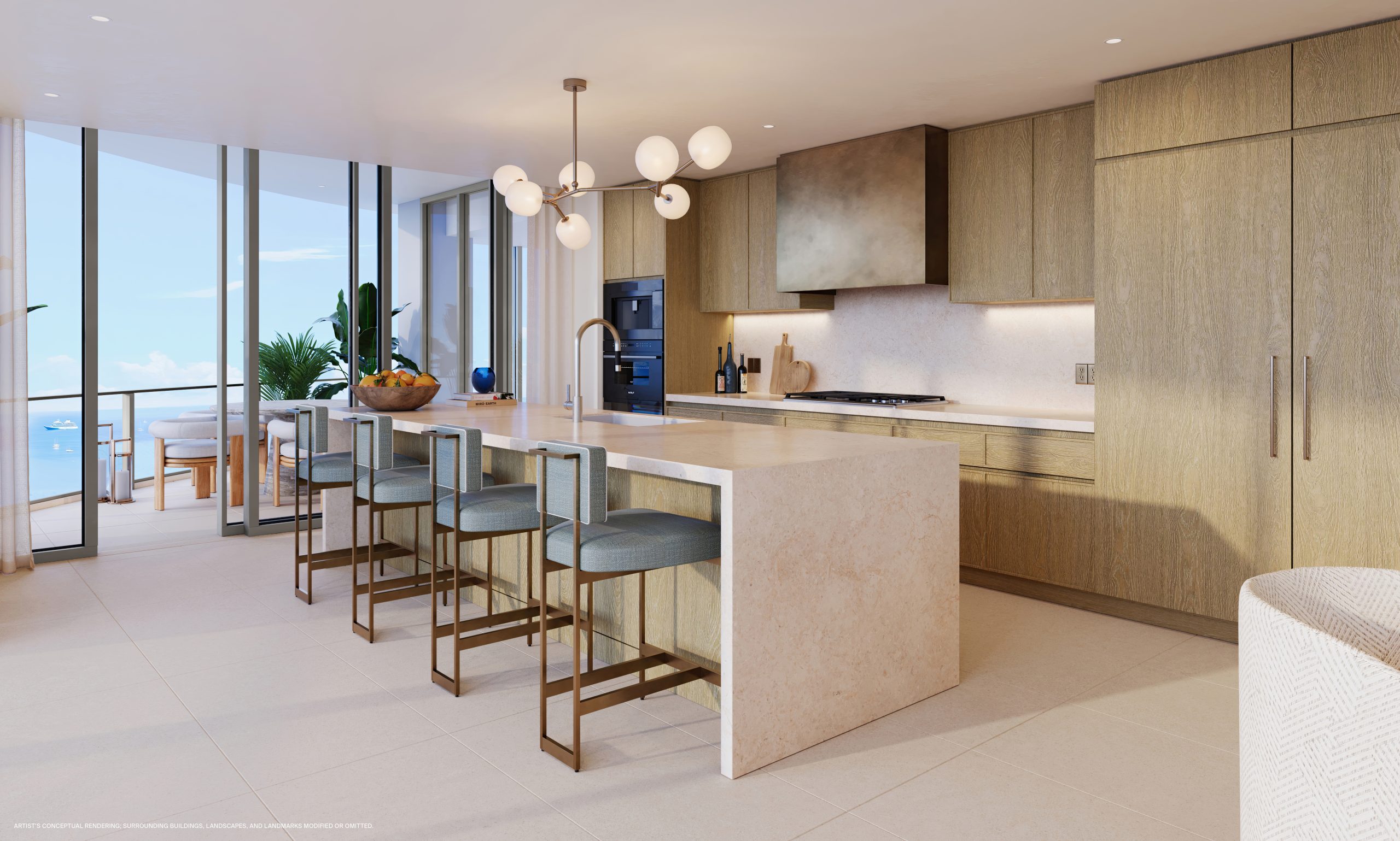 BM - Private - Interior - Unit 04 Kitchen - Scheme 1 - View 2 - Disclaimer