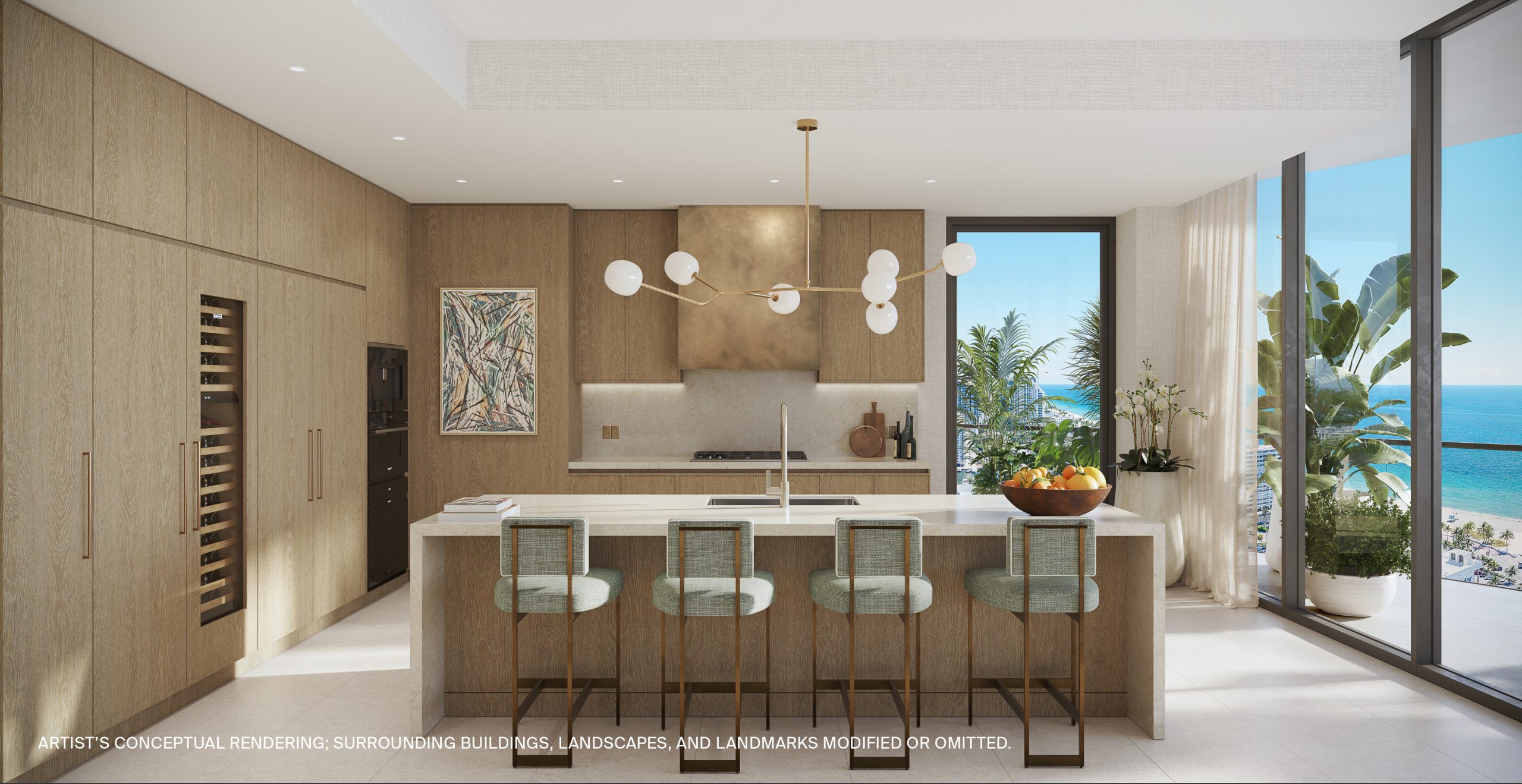 BM - Private - Interior - Unit 04 Kitchen View 01 - Disclaimer